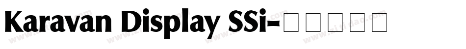 Karavan Display SSi字体转换